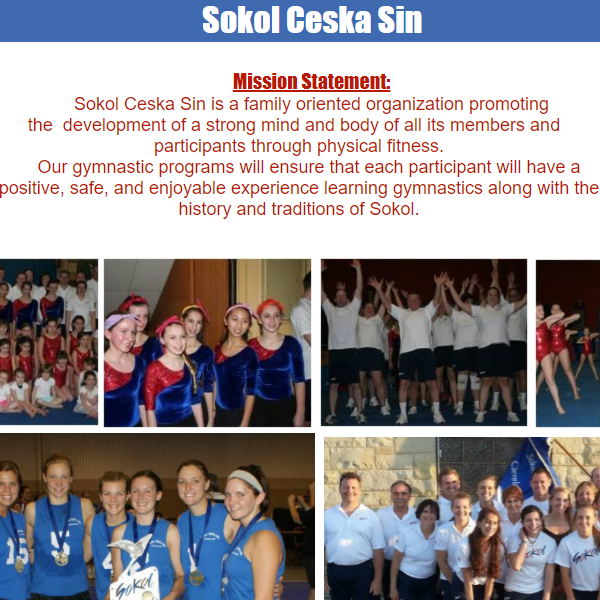Czech Organization Near Me - Sokol Ceska Sin