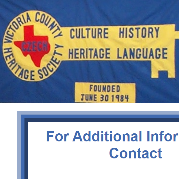 Victoria County Czech Heritage Society - Czech organization in Victoria TX